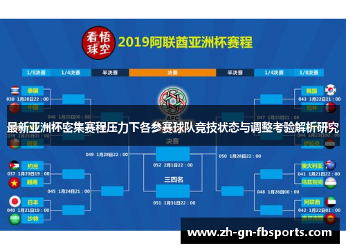 最新亚洲杯密集赛程压力下各参赛球队竞技状态与调整考验解析研究